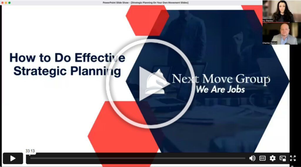 Move Strategically How to Do Effective Strategic Planning – Next Move On Demand | Powered ...